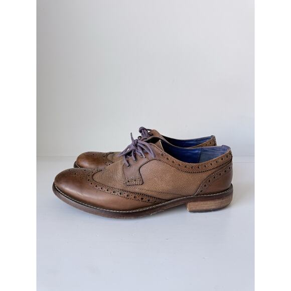 Ted Baker London MFS-CADDE Leather Dress Shoes Men\'s Size US 9.5 Made in Italy main image 6